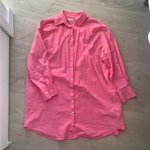 Velvet Addison Shirt Dress with Belt